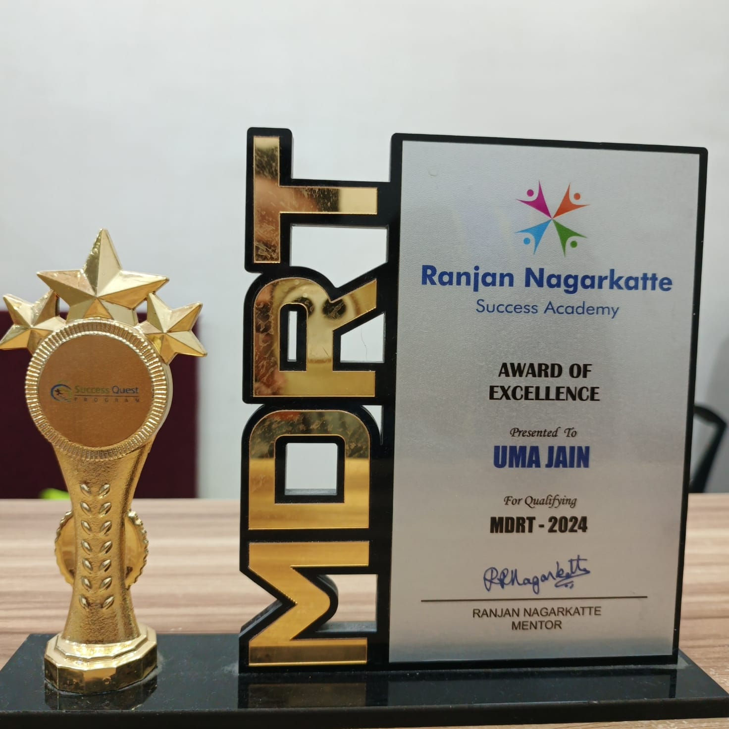 AWARD OF EXCELLENCE -MDRT 2024